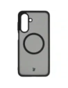 Etui z pierścieniem magnetycznym Bizon Case MatteO do Samsung Galaxy A17 5G przydymione-czarne