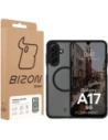Etui z pierścieniem magnetycznym Bizon Case MatteO do Samsung Galaxy A17 5G przydymione-czarne
