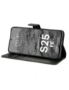 Etui z klapką Bizon Case Pocket do Samsung Galaxy S25 FE czarne