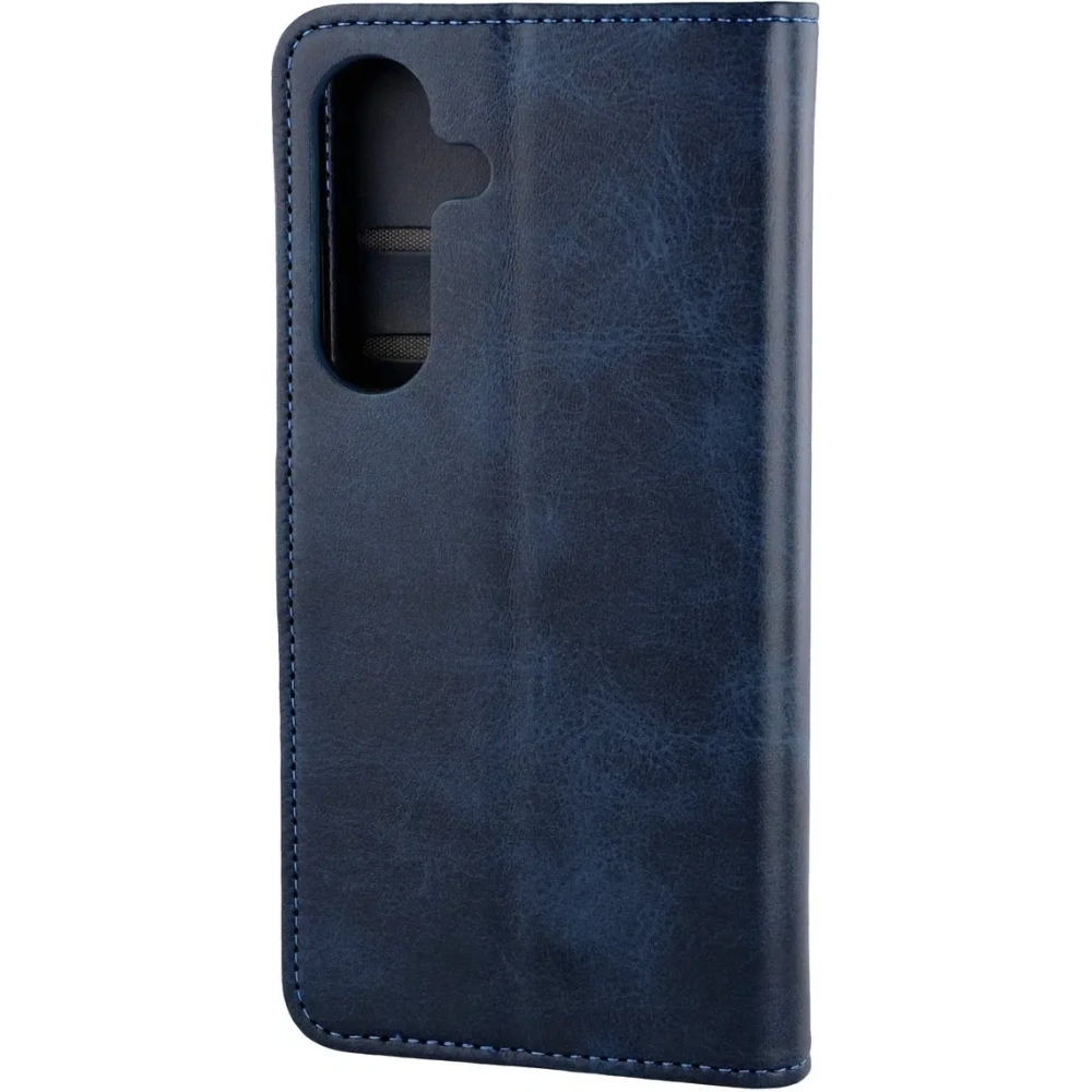 Etui z klapką Bizon Case Pocket do Samsung Galaxy S25 FE granatowe