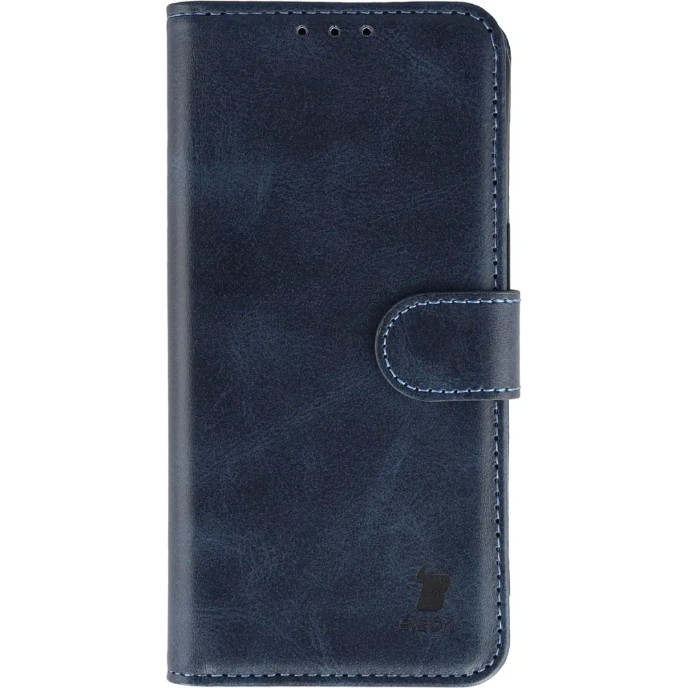 Etui z klapką Bizon Case Pocket do Apple iPhone 17 Pro granatowe