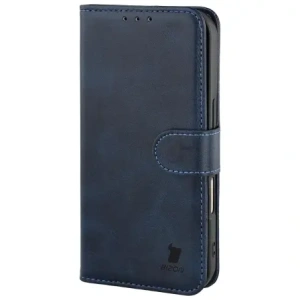 Etui z klapką Bizon Case Pocket do Apple iPhone 17 Pro granatowe