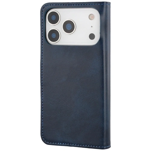 Etui z klapką Bizon Case Pocket do Apple iPhone 17 Pro granatowe