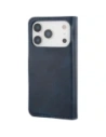 Etui z klapką Bizon Case Pocket do Apple iPhone 17 Pro granatowe