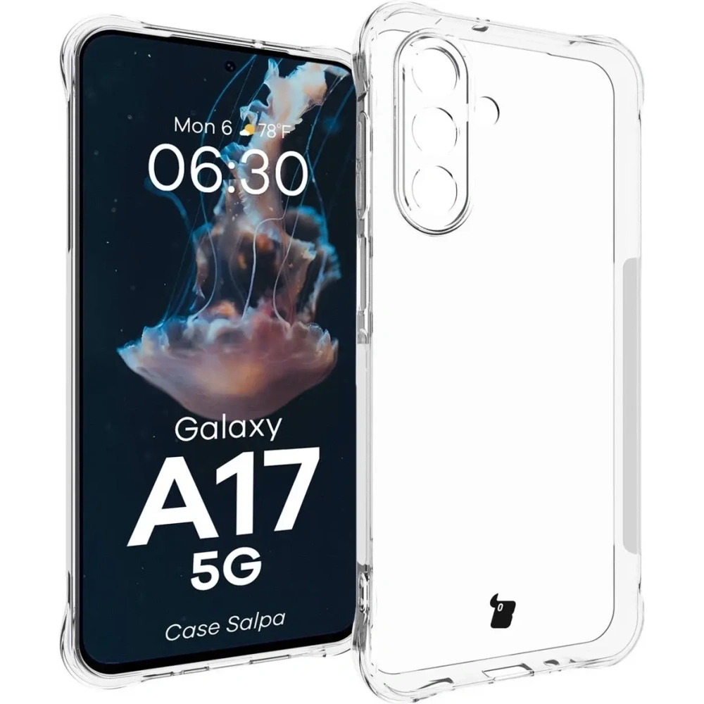 Elastyczne etui Bizon Case Salpa do Samsung Galaxy A17 5G przezroczyste