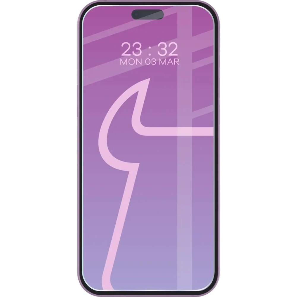 Elastyczne szkło hybrydowe Bizon Glass Mule do Apple iPhone 17