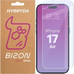 Elastyczne szkło hybrydowe Bizon Glass Mule do Apple iPhone 17 Air