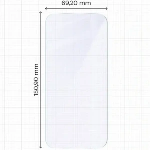 Elastyczne szkło hybrydowe Bizon Glass Mule do Apple iPhone 17 Air