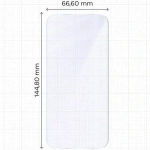 Elastyczne szkło hybrydowe Bizon Glass Mule do Apple iPhone 17 Pro