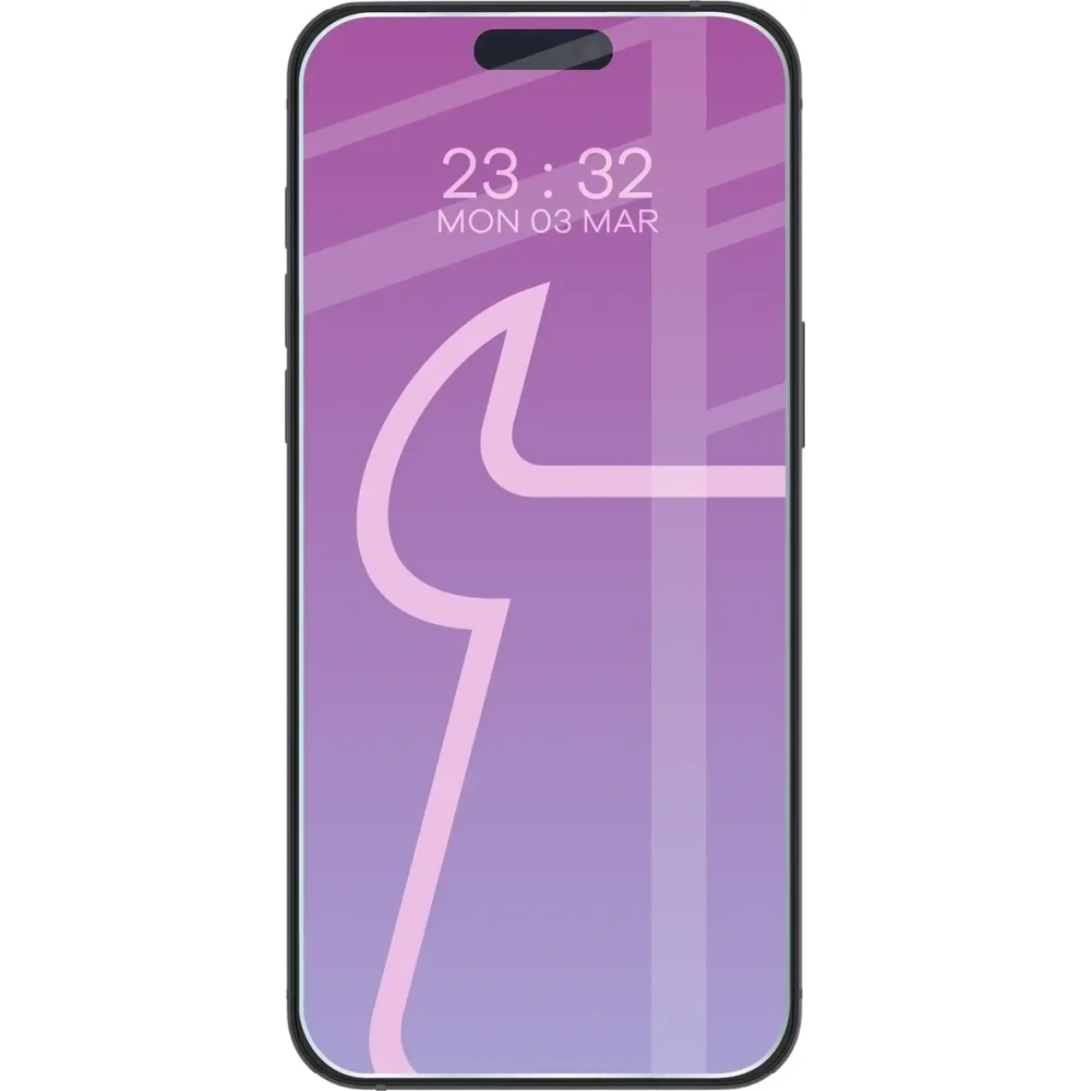 Elastyczne szkło hybrydowe Bizon Glass Mule do Apple iPhone 17 Pro