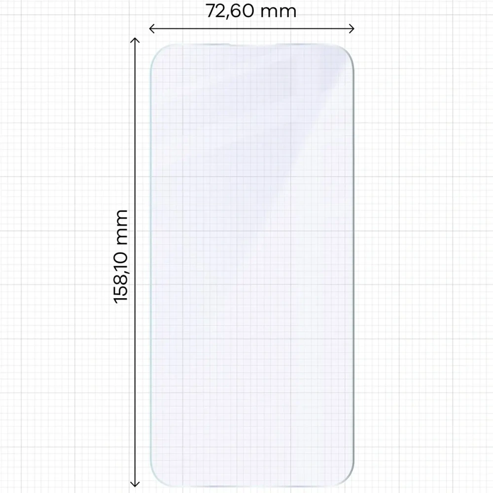 Elastyczne szkło hybrydowe Bizon Glass Mule do Apple iPhone 17 Pro Max