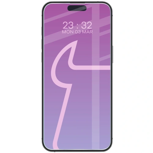 Elastyczne szkło hybrydowe Bizon Glass Mule do Apple iPhone 17 Pro Max