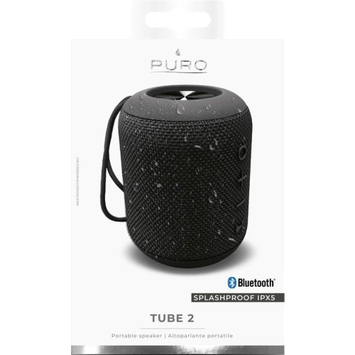 Kup Difuzor fără fir PURO External Tube 2 Speaker Bluetooth, rezistență la apă IPX5 (negru) - PUR043BLK - {ean13} - Sklep Home Screen