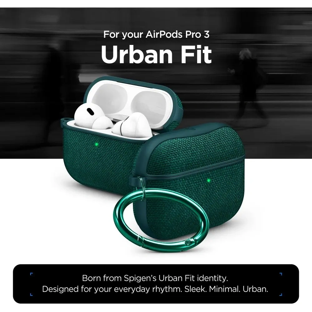 Etui Spigen Urban Fit do Apple AirPods Pro 3 Midnight Green