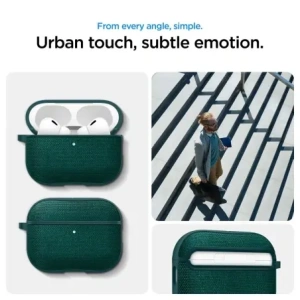 Etui Spigen Urban Fit do Apple AirPods Pro 3 Midnight Green