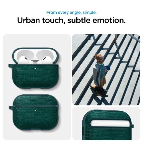 Etui Spigen Urban Fit do Apple AirPods Pro 3 Midnight Green