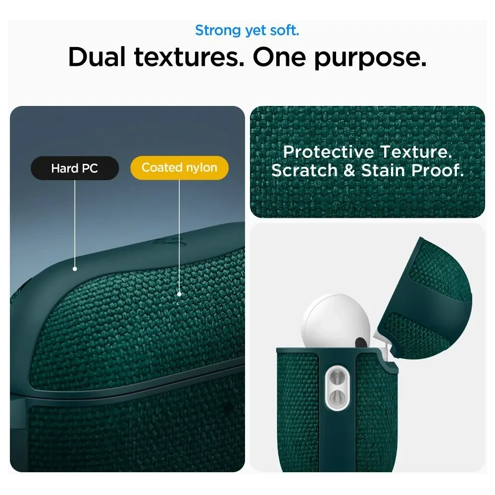 Etui Spigen Urban Fit do Apple AirPods Pro 3 Midnight Green