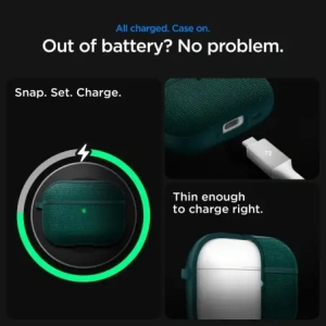 Etui Spigen Urban Fit do Apple AirPods Pro 3 Midnight Green