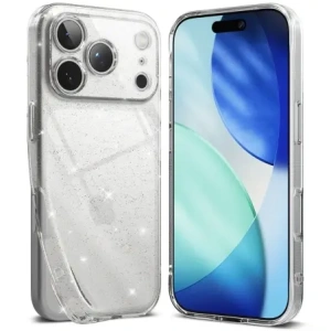 Etui Ringke Air do Apple iPhone 17 Pro Max Glitter Clear