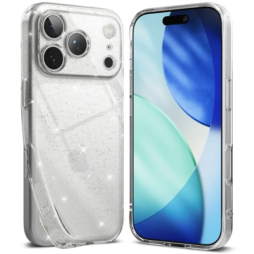 Etui Ringke Air do Apple iPhone 17 Pro Max Glitter Clear