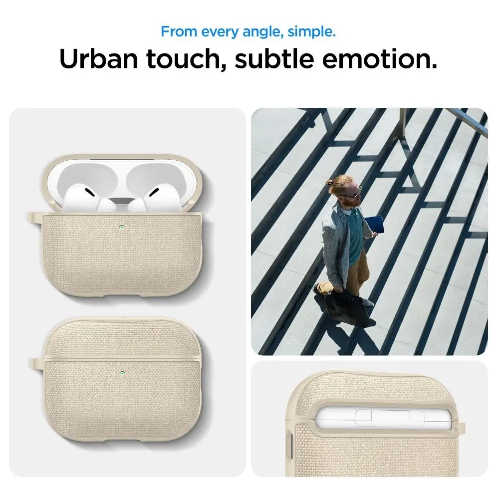 Etui Spigen Urban Fit do Apple AirPods Pro 3 Dune Beige