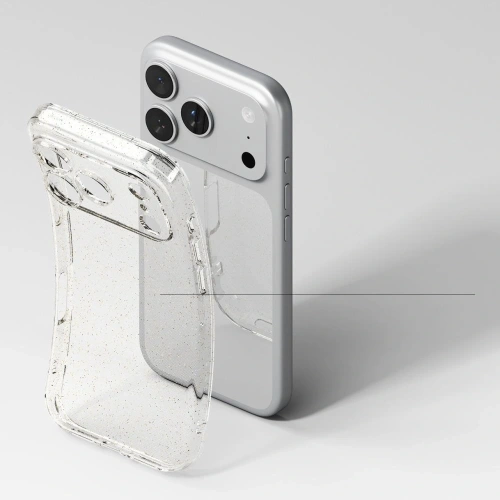 Etui Ringke Air do Apple iPhone 17 Pro Max Glitter Clear