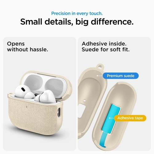 Etui Spigen Urban Fit do Apple AirPods Pro 3 Dune Beige