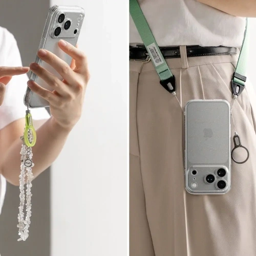 Etui Ringke Air do Apple iPhone 17 Pro Max Glitter Clear