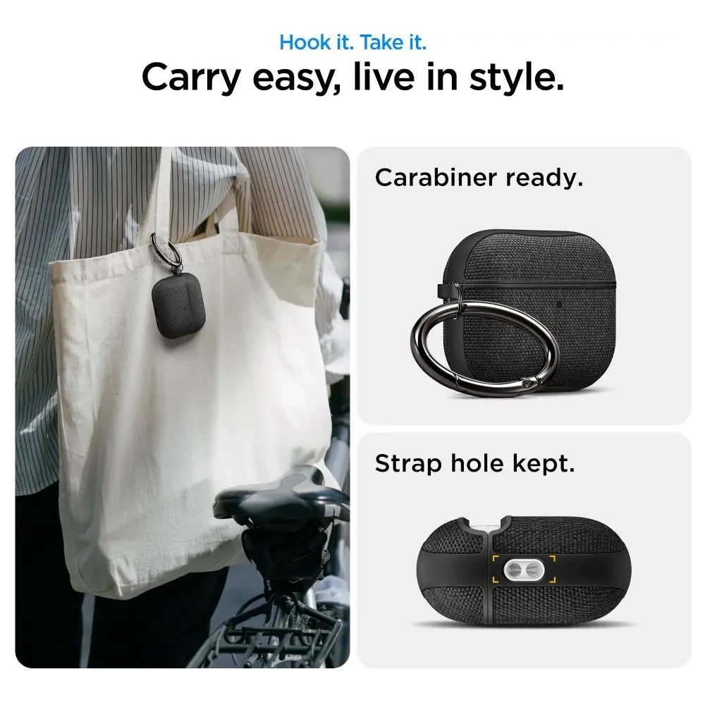 Etui Spigen Urban Fit do Apple AirPods Pro 3 Black