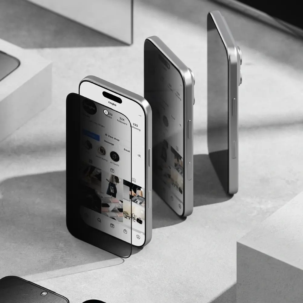 Szkło prywatyzujące Ringke Easy Slide do Apple iPhone 17 Pro Max Privacy [2 PACK]