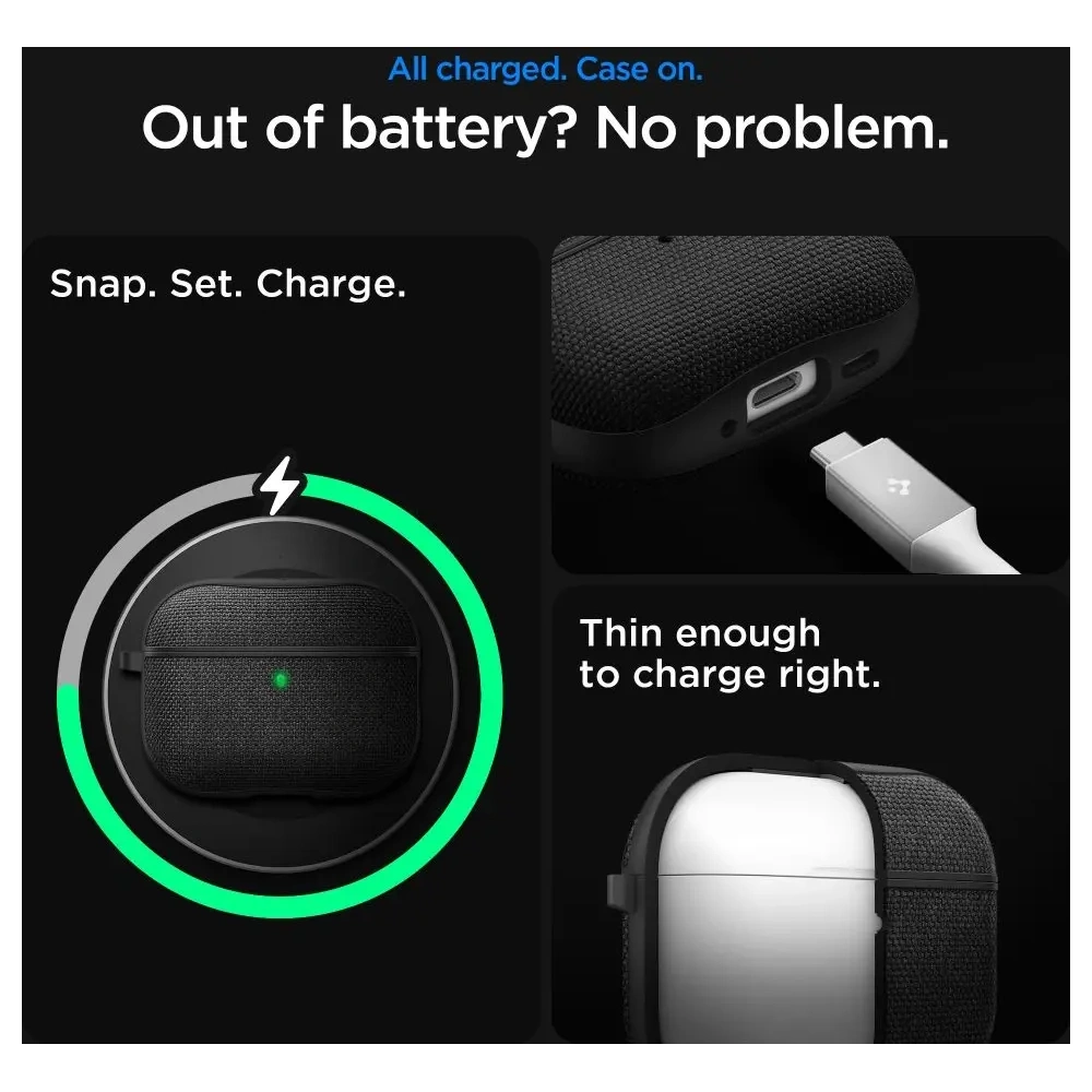 Etui Spigen Urban Fit do Apple AirPods Pro 3 Black