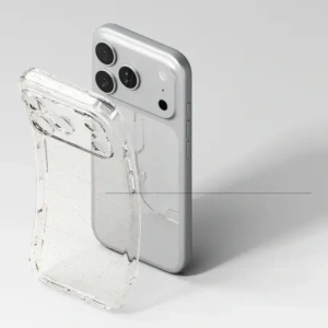 Etui Ringke Air do Apple iPhone 17 Pro Glitter Clear