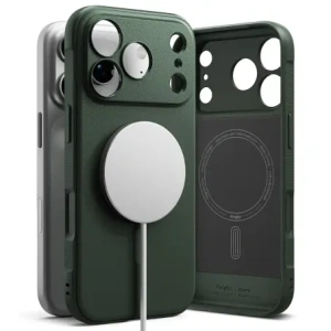 Etui Ringke Onyx Magnetic MagSafe do Apple iPhone 17 Pro Dark Green