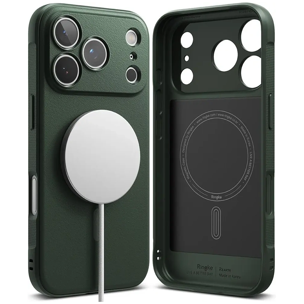 Etui Ringke Onyx Magnetic MagSafe do Apple iPhone 17 Pro Dark Green