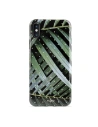 Etui PURO Glam Frunze Tropicale pentru Apple iPhone XS Max (Frunze Strălucitoare)