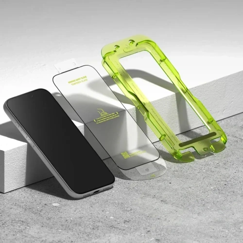 Szkło hartowane Ringke Easy Slide do Apple iPhone 17 Pro Black [2 PACK]