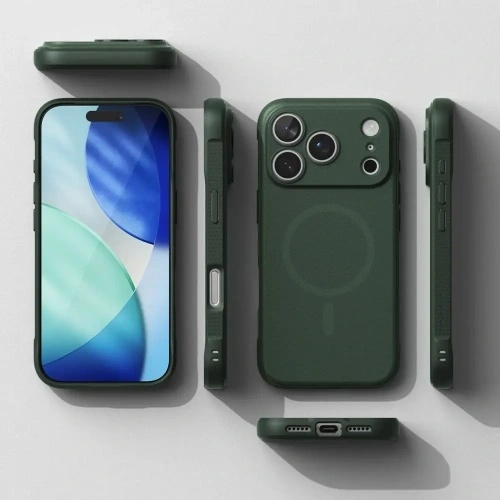 Etui Ringke Onyx Magnetic MagSafe do Apple iPhone 17 Pro Dark Green