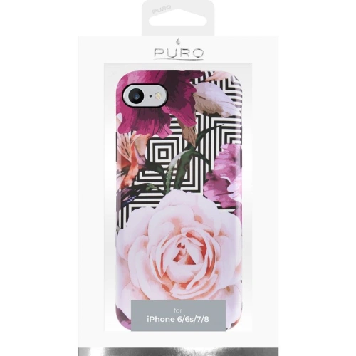 Buy PURO Glam Geo Flowers Apple iPhone SE 2022/SE 2020/8/7/6s (Pink Peonies) - PUR047PNK - {ean13} - Home Screen Store Europe