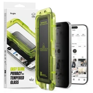Szkło prywatyzujące Ringke Easy Slide do Apple iPhone 17 Pro Privacy [2 PACK]