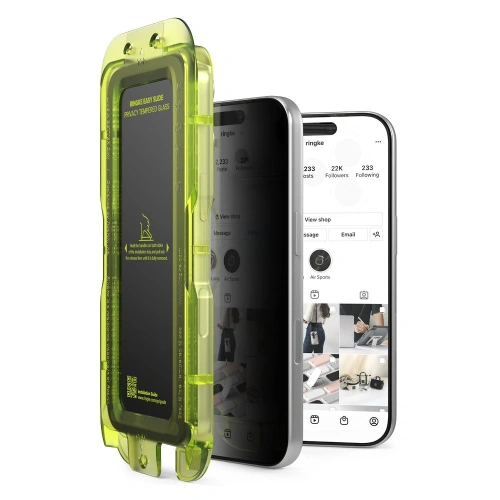 Szkło prywatyzujące Ringke Easy Slide do Apple iPhone 17 Pro Privacy [2 PACK]