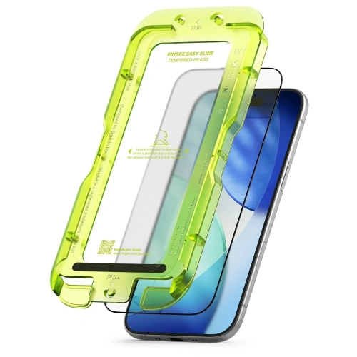 Szkło hartowane Ringke Easy Slide do Apple iPhone 17 Air Black [2 PACK]