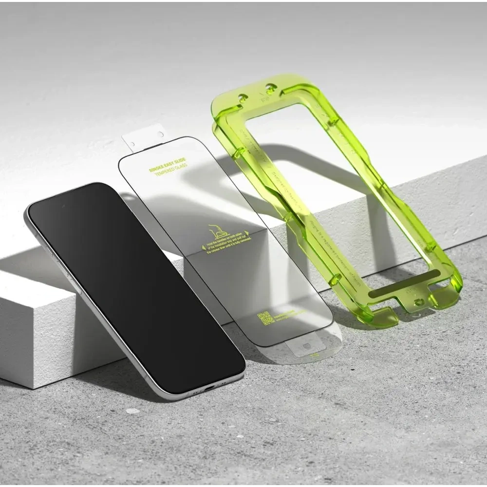 Szkło hartowane Ringke Easy Slide do Apple iPhone Air Black [2 PACK]