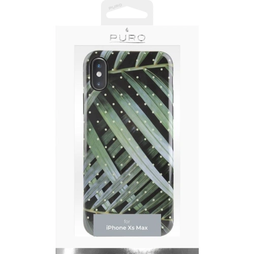 Kup Etui PURO Glam Tropical Leaves Apple iPhone XS Max (Brilliant Leaves) - PUR048BRILEA - {ean13} - Sklep Home Screen