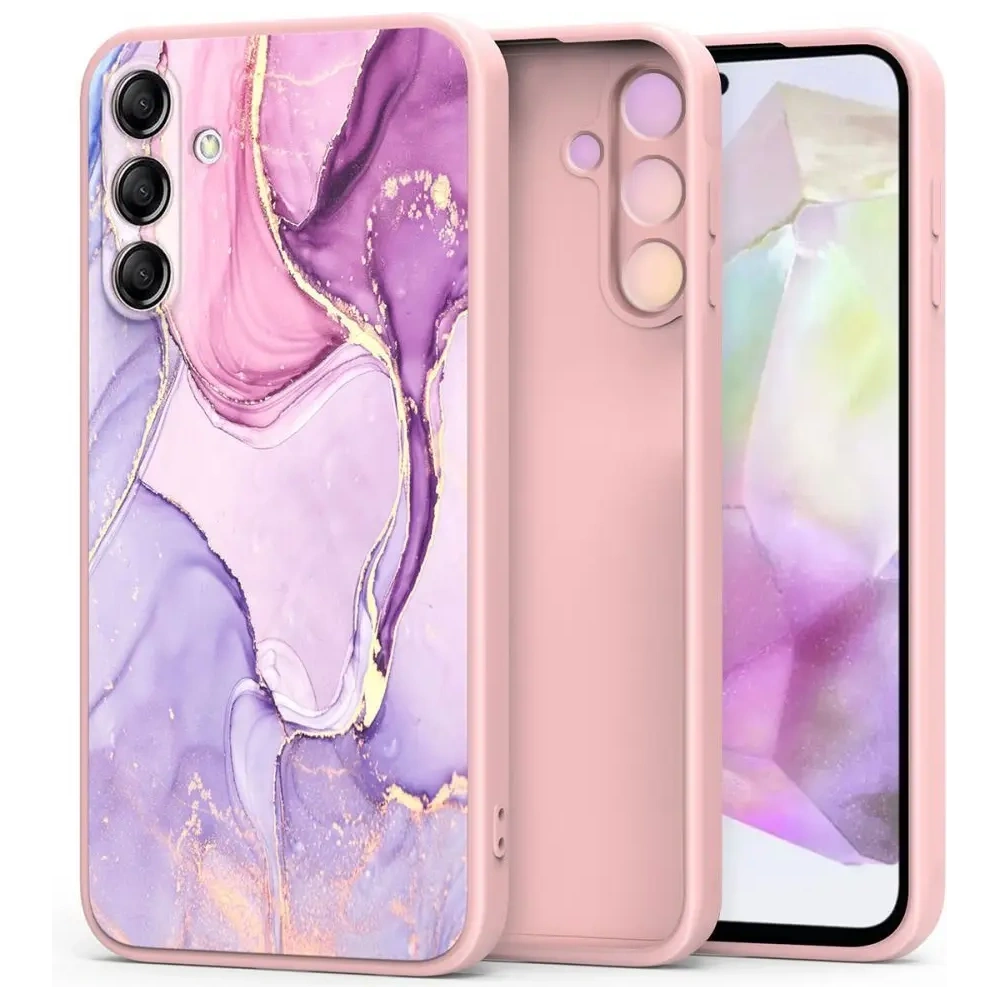 Etui Tech-Protect Icon do Samsung Galaxy S25 FE Marble