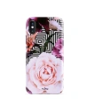 Kup Apple PURO Glam Geo Blumen Tasche iPhone XS Max (Rosa Pfingstrosen) - PUR049PNK - {ean13} - Sklep Home Screen
