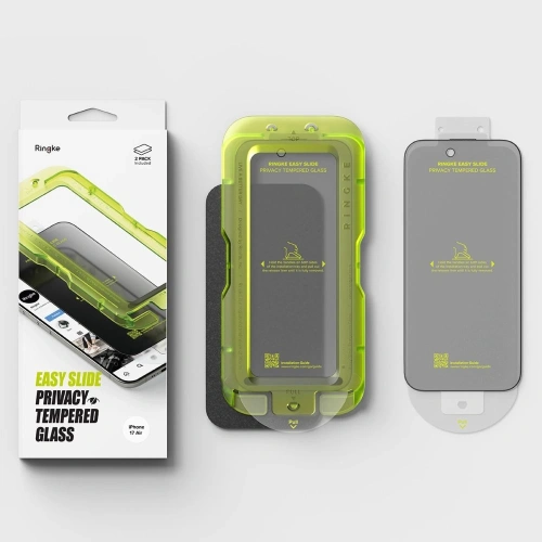 Szkło prywatyzujące Ringke Easy Slide do Apple iPhone 17 Air Privacy [2 PACK]