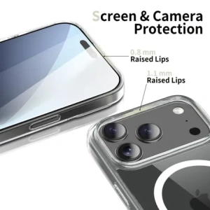Etui Tech-Protect Flexair Hybrid MagSafe do Google Pixel 10 / 10 Pro Clear