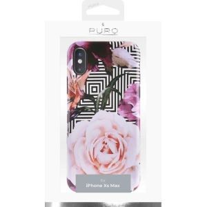 Kup Etui PURO Glam Geo Flowers Apple iPhone XS Max (Pink Peonies) - PUR049PNK - {ean13} - Sklep Home Screen