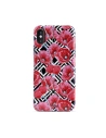 PURO Glam Geo Flowers Apple iPhone XS/X (Red Poppies)