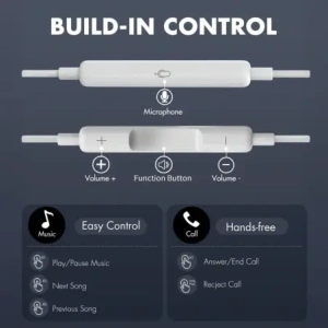 Słuchawki douszne Tech-Protect Ultraboost USB-C Earphone Core G2 Black